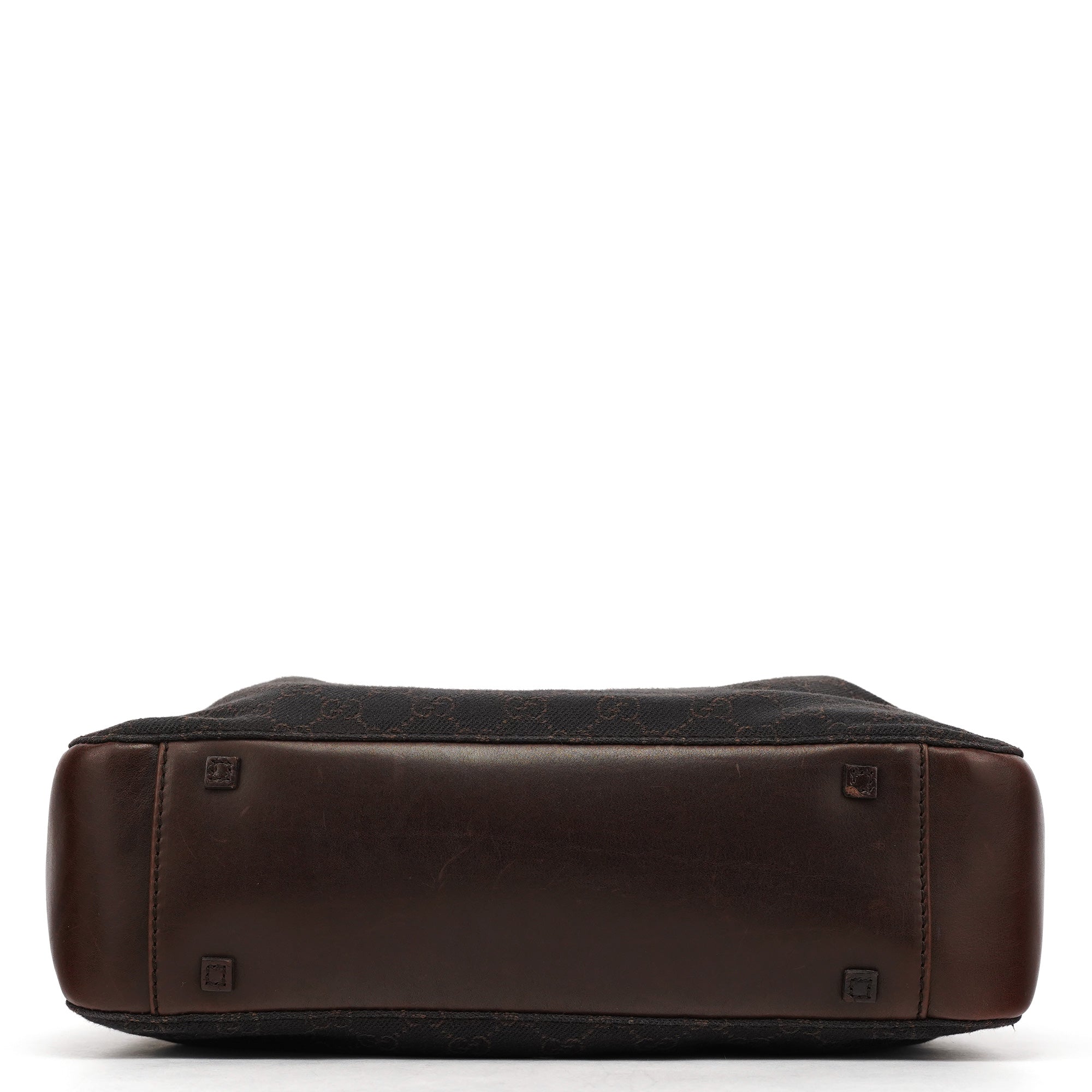 101919 Brown GG Leather Tote Bag