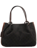 101919 Brown GG Leather Tote Bag
