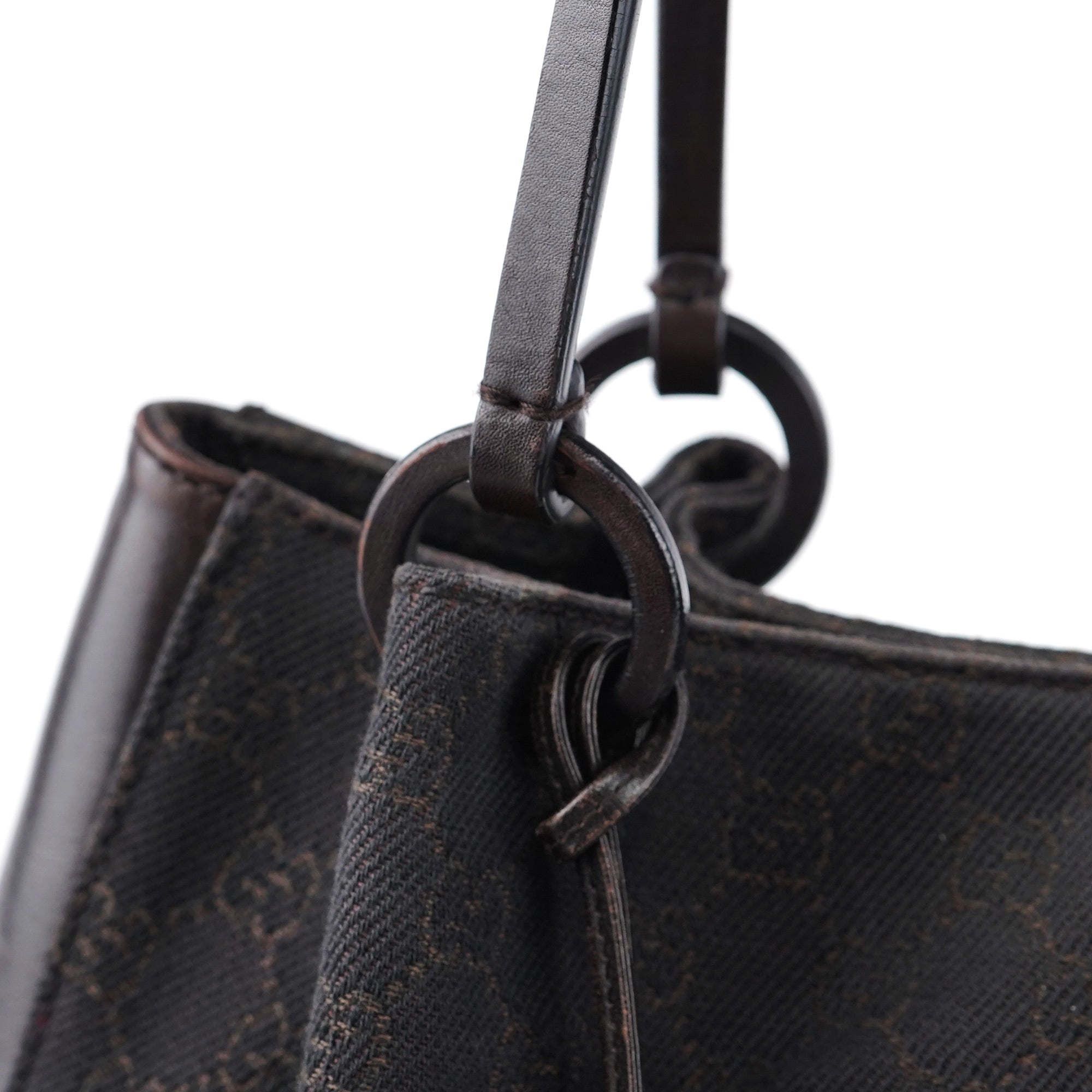 101919 Brown GG Tote Bag