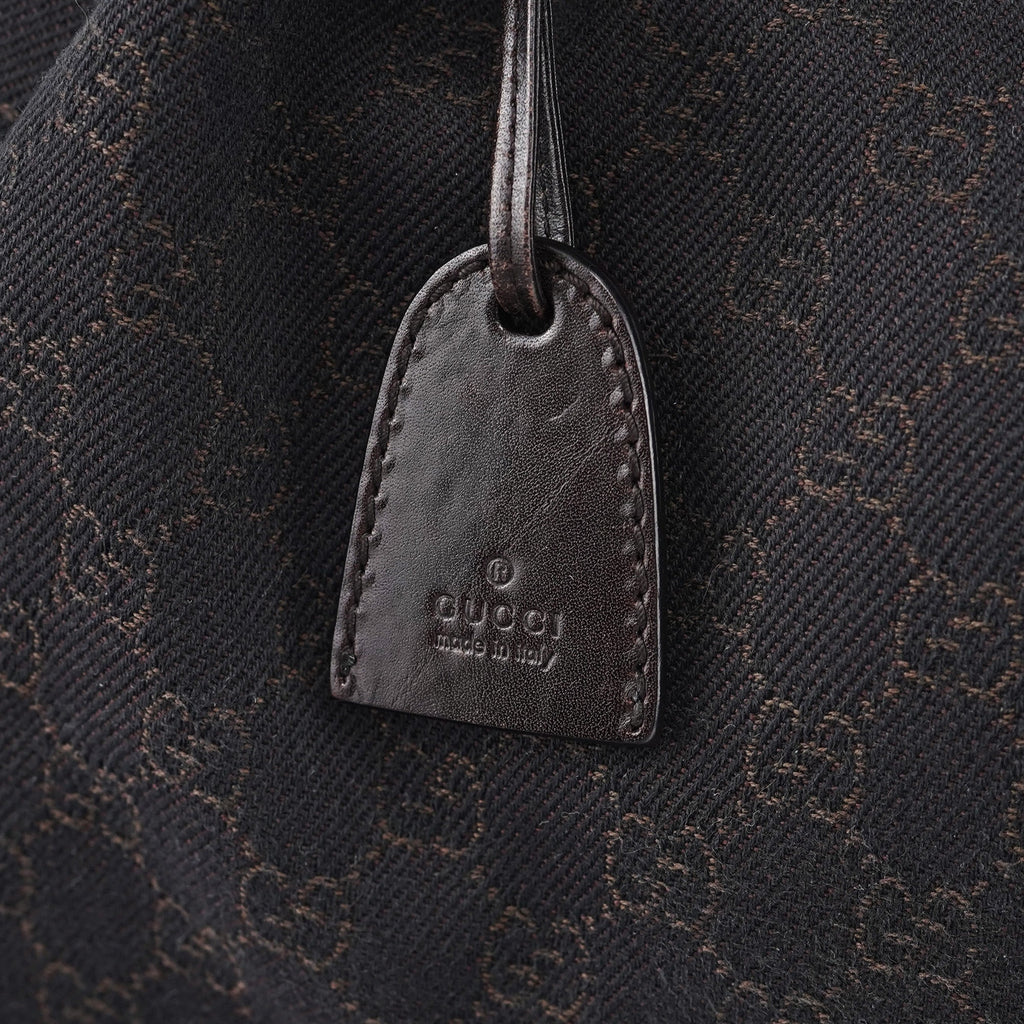 101919 Brown GG Tote Bag