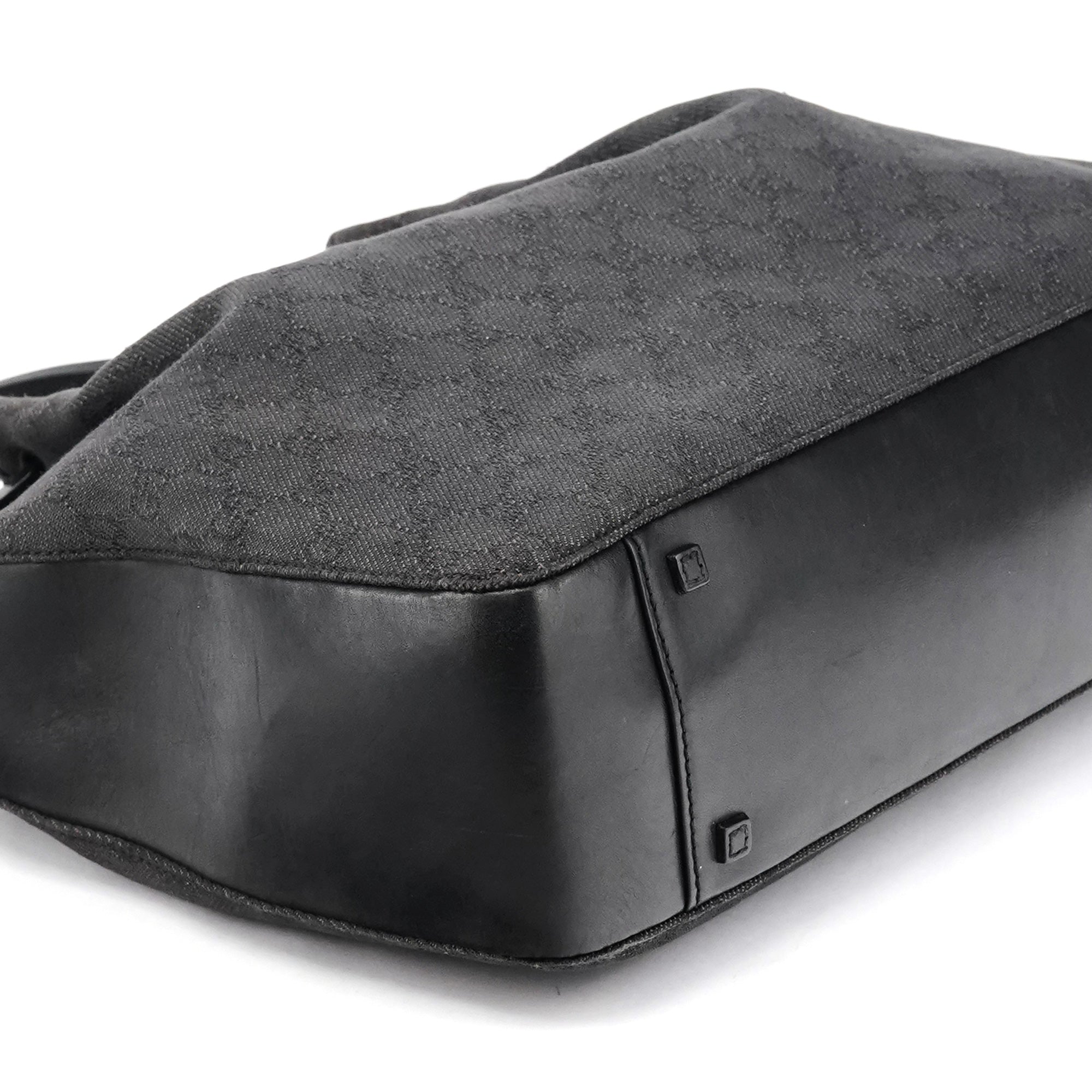 101920 Anthracite GG Canvas Tote Bag
