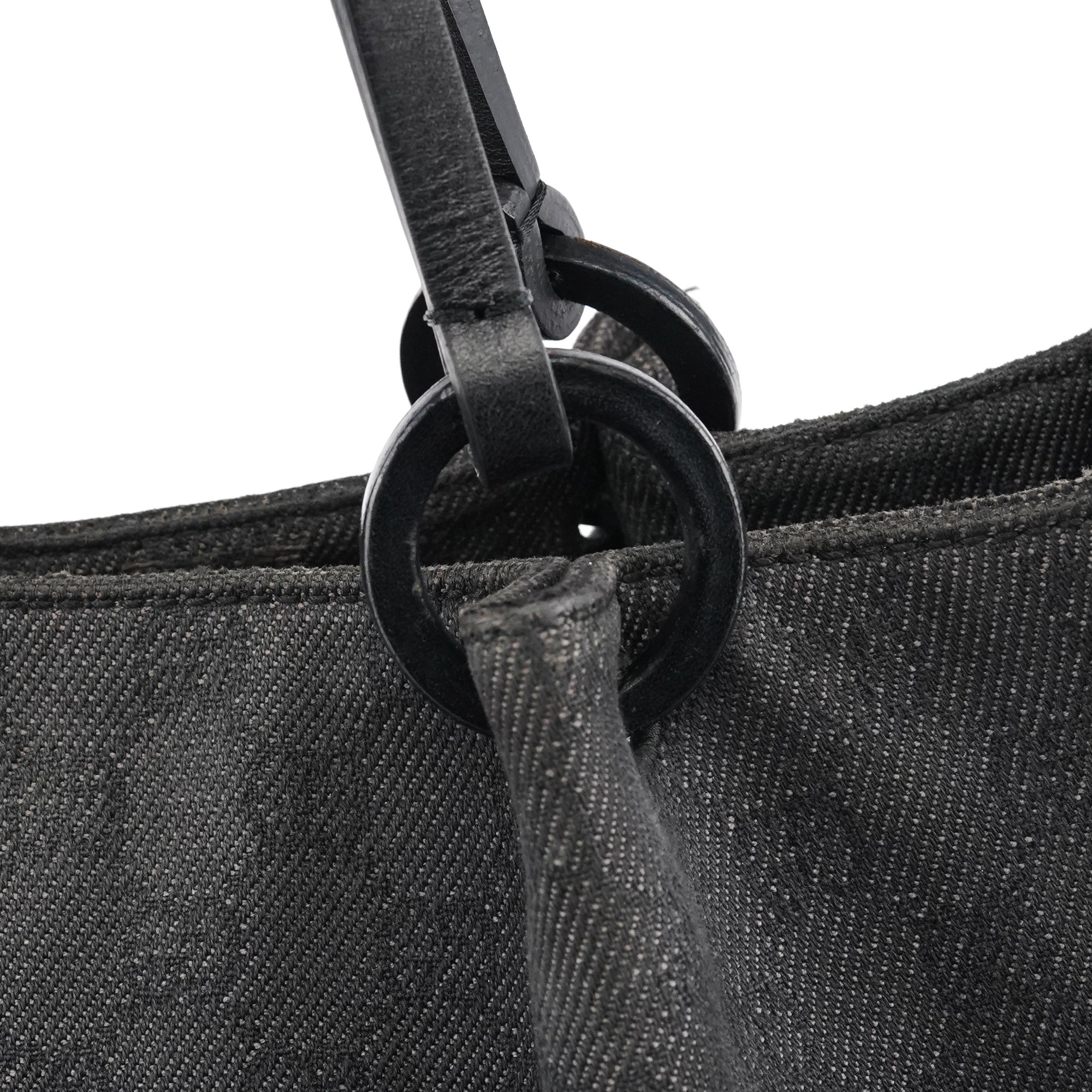 101920 Anthracite GG Canvas Tote Bag
