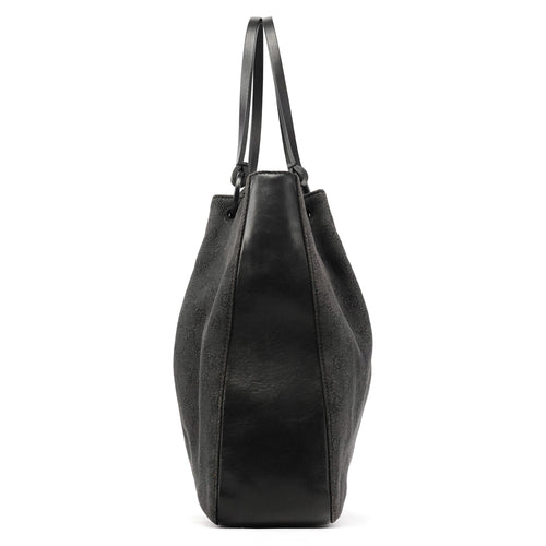 101920 Anthracite GG Canvas Tote Bag