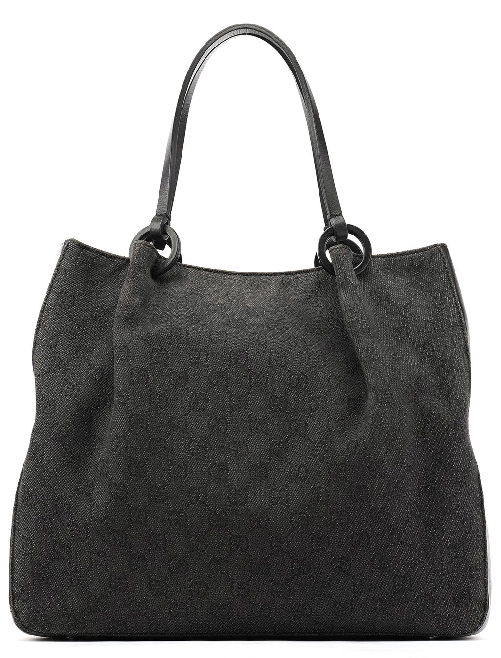 101920 Anthracite GG Canvas Tote Bag