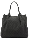 101920 Anthracite GG Canvas Tote Bag