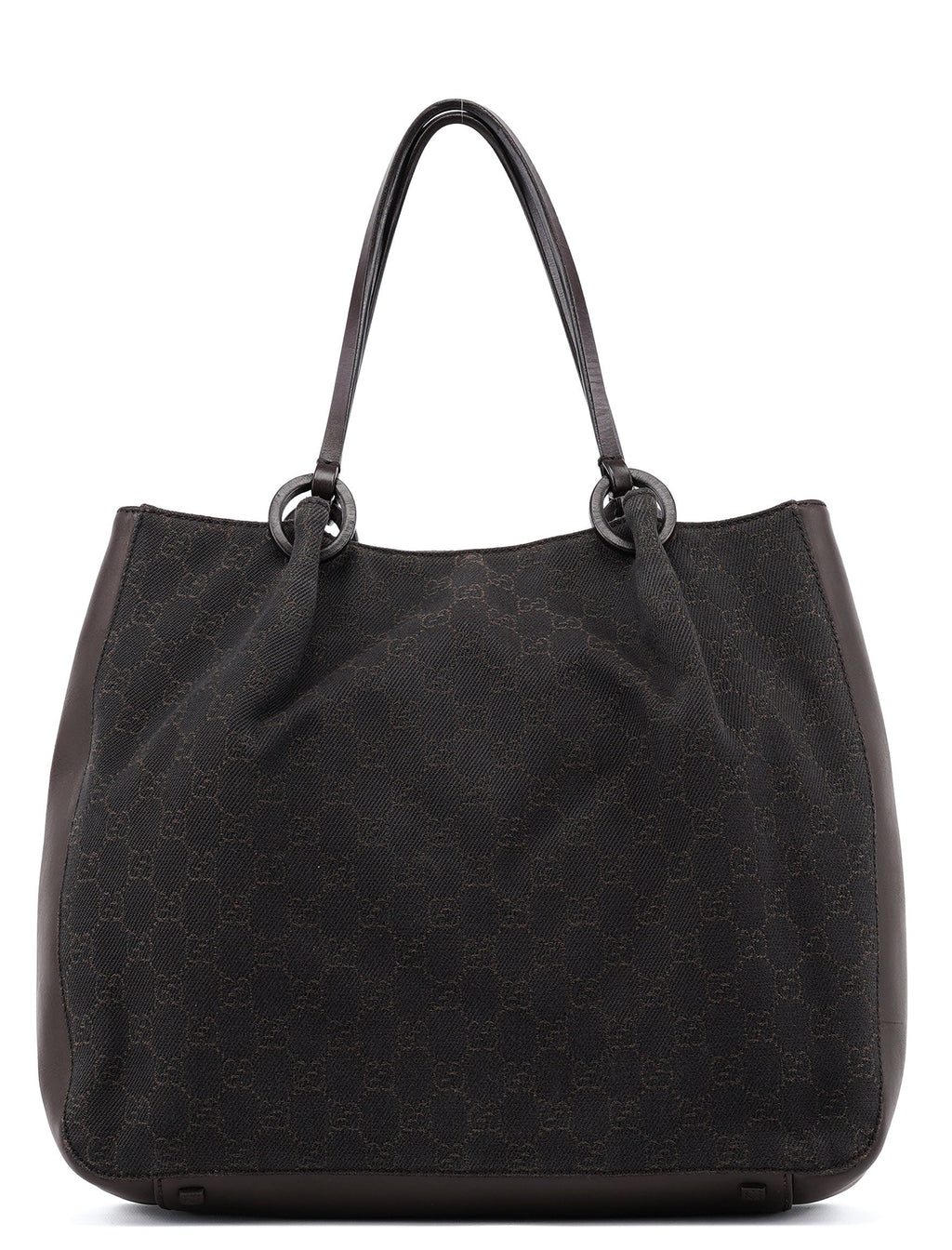 101920 Brown GG Tote Bag