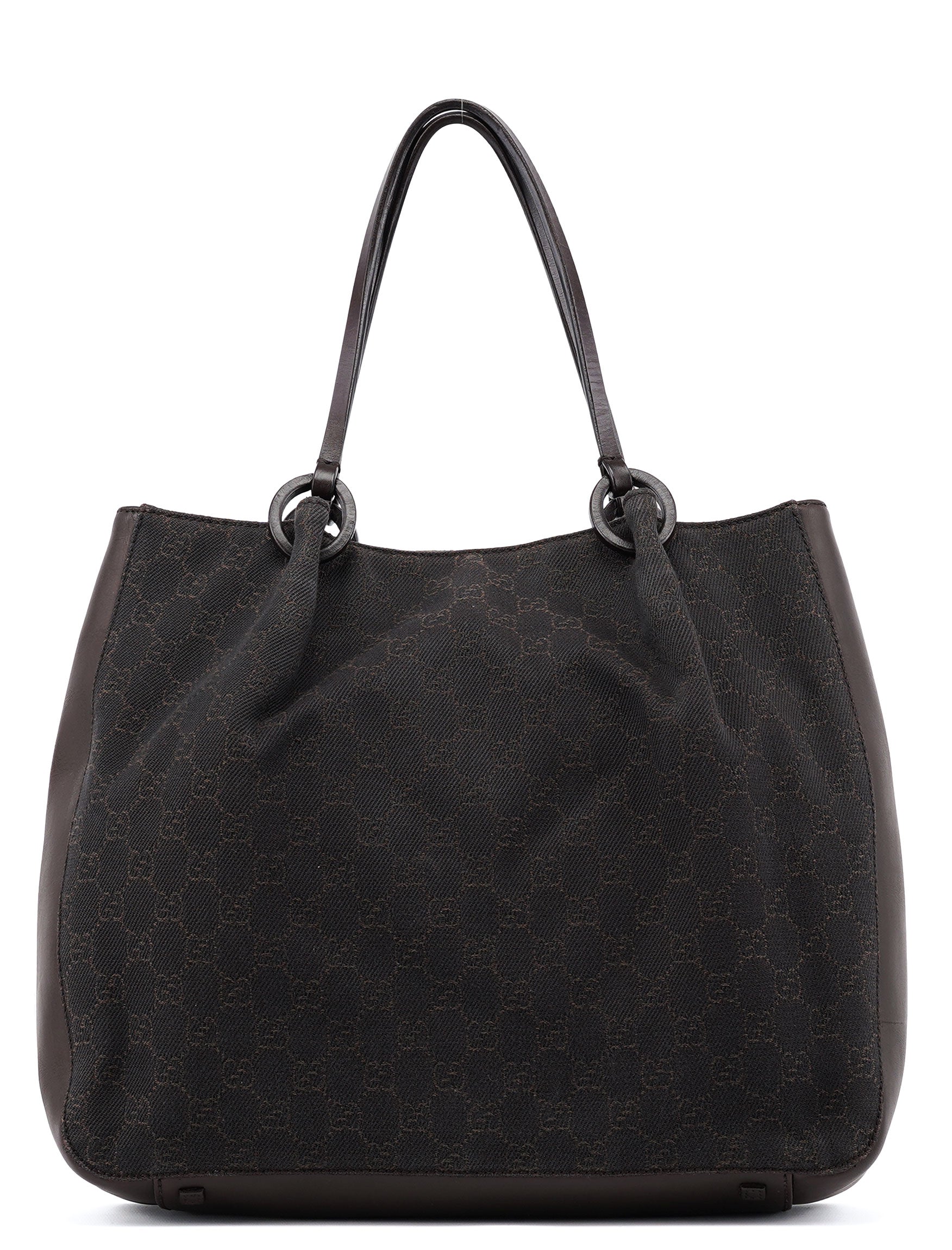 101920 Brown GG Tote Bag