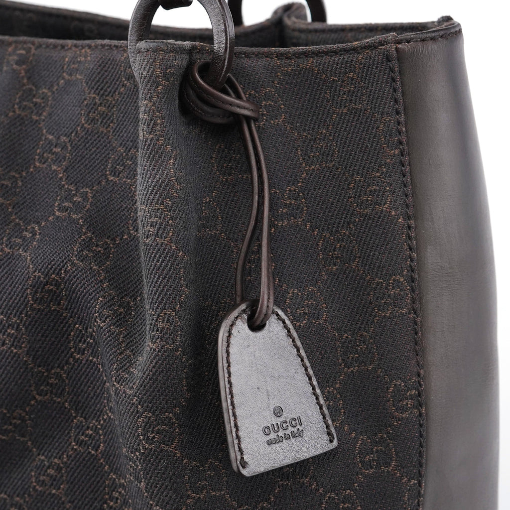 101920 Brown GG Tote Bag