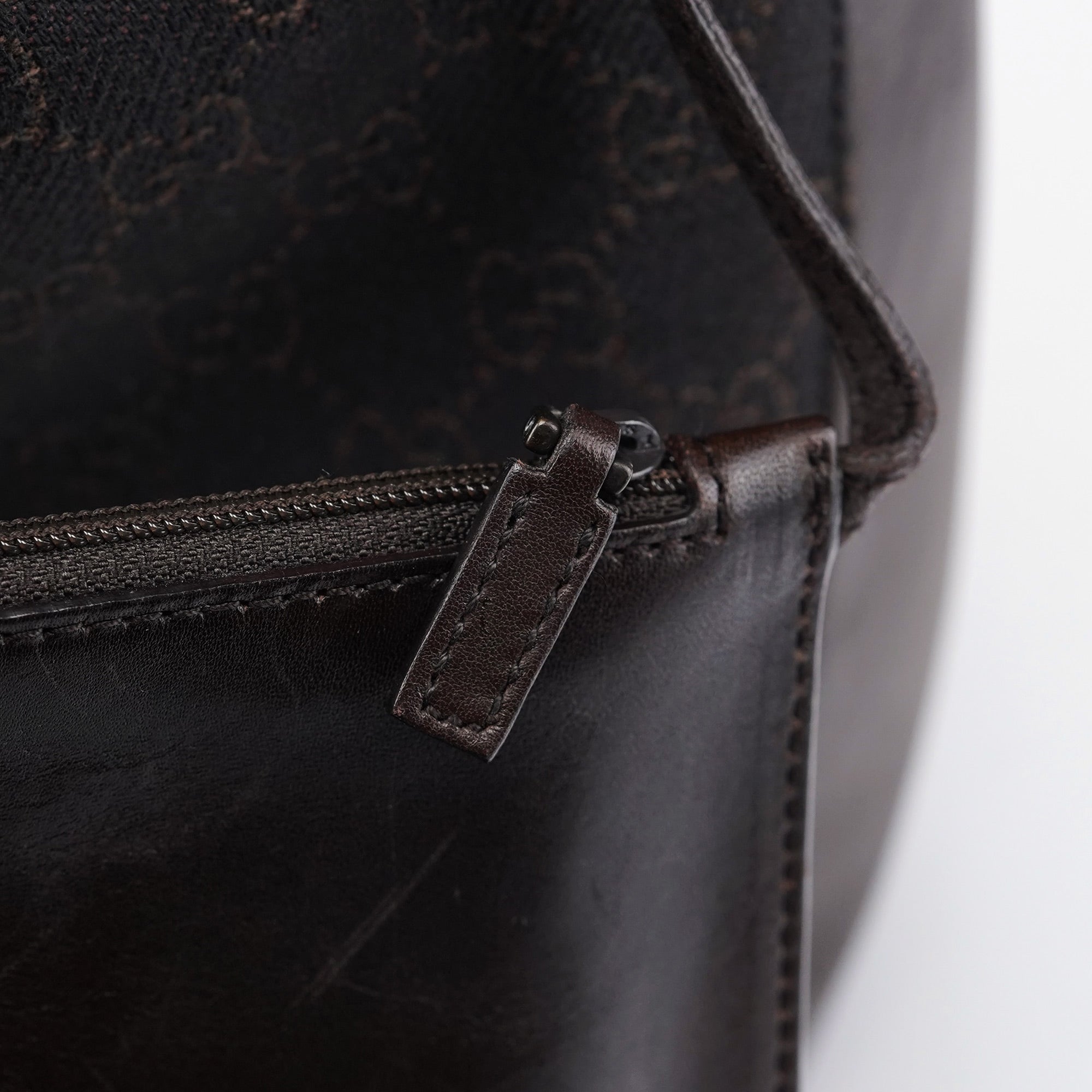 101920 Brown GG Tote Bag