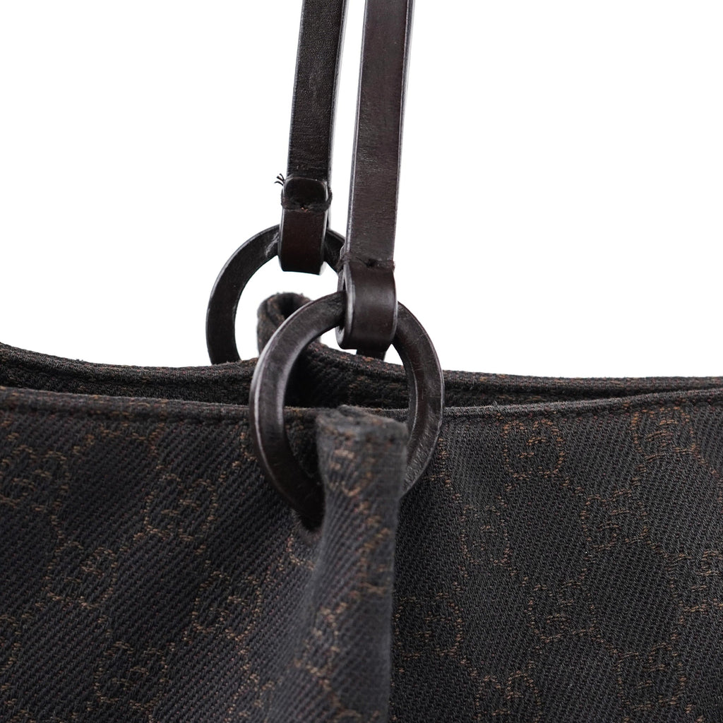 101920 Brown GG Tote Bag