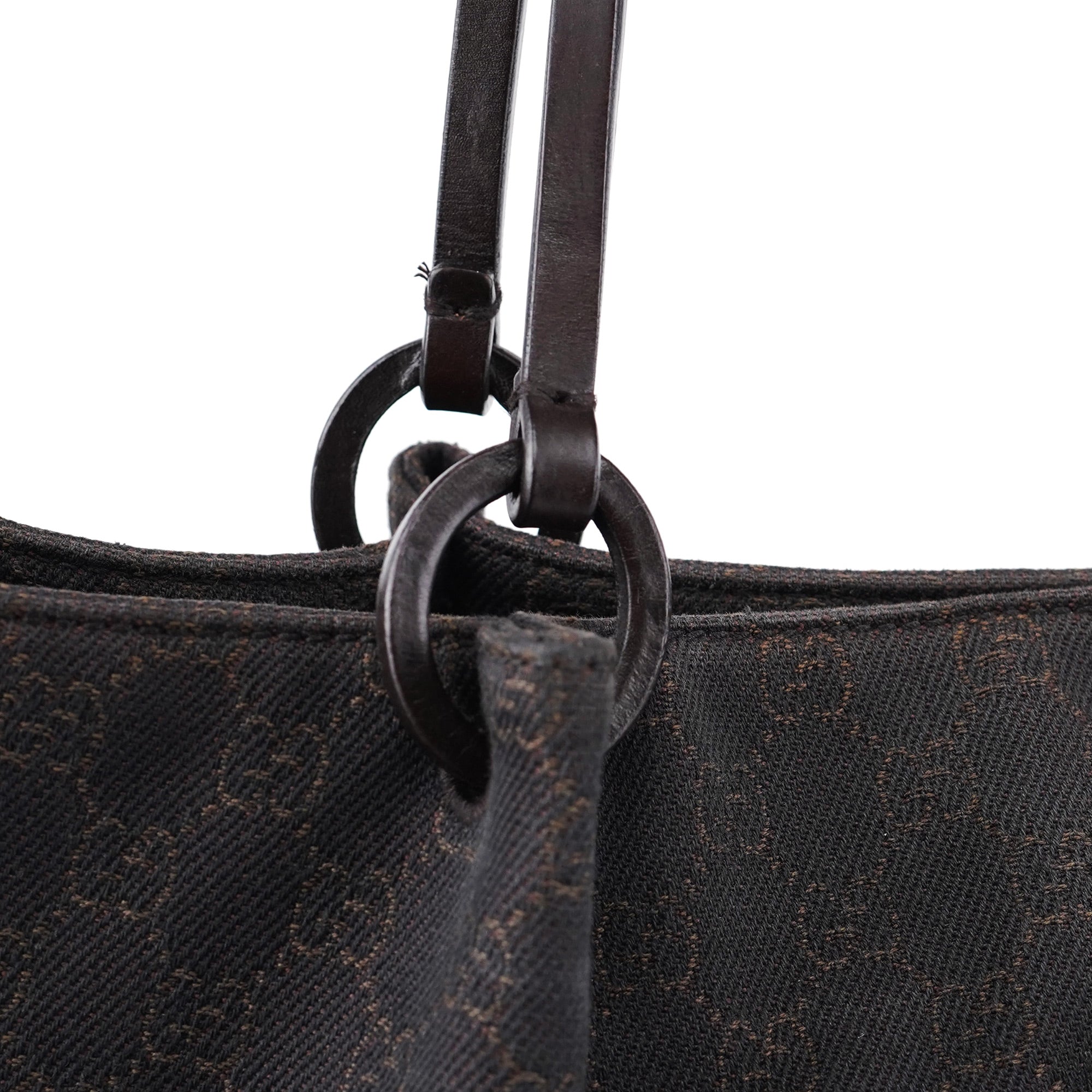 101920 Brown GG Tote Bag