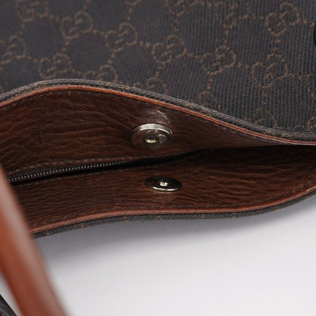 101971 Brown GG Horsebit Tote Bag