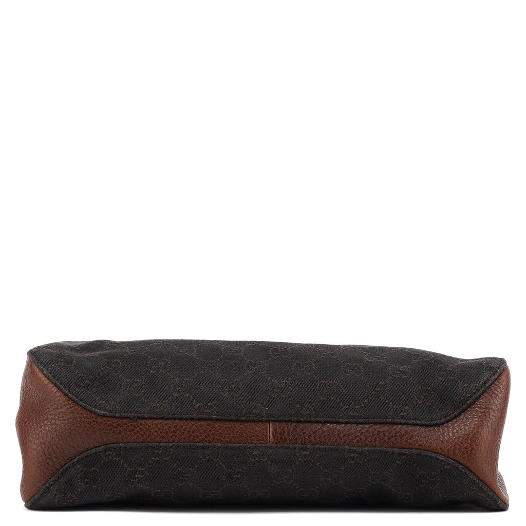 101971 Brown GG Horsebit Tote Bag