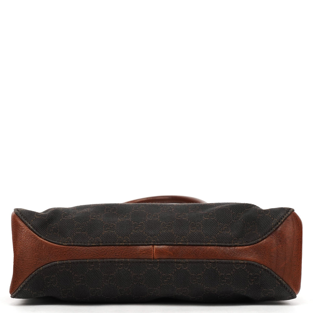 101971 Brown GG Horsebit Tote Bag