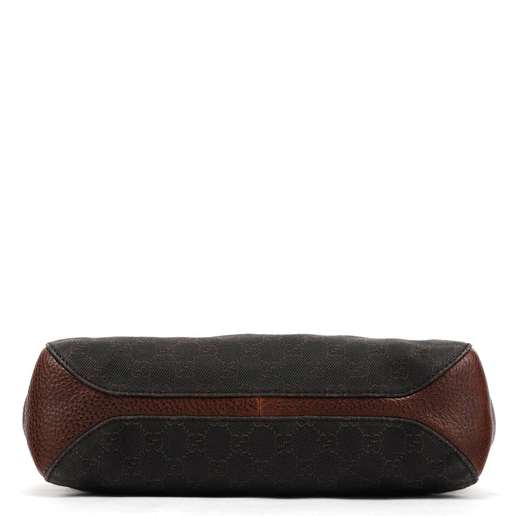 101971 Brown GG Horsebit Tote Bag