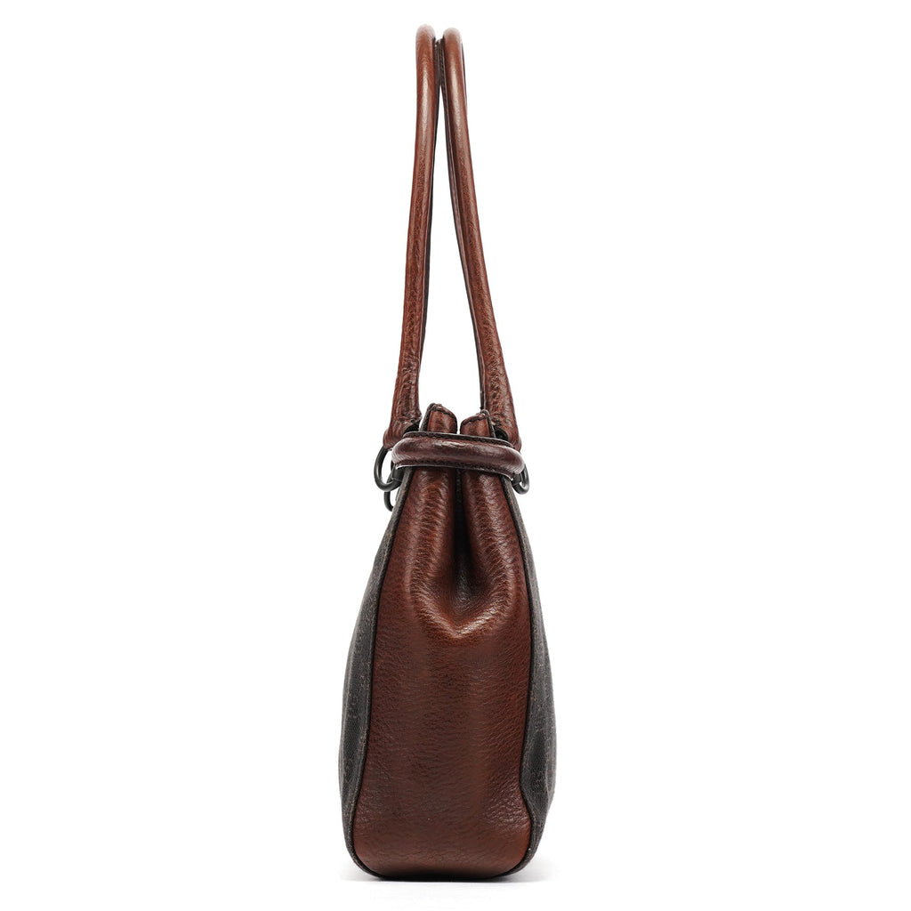 101971 Brown GG Horsebit Tote Bag