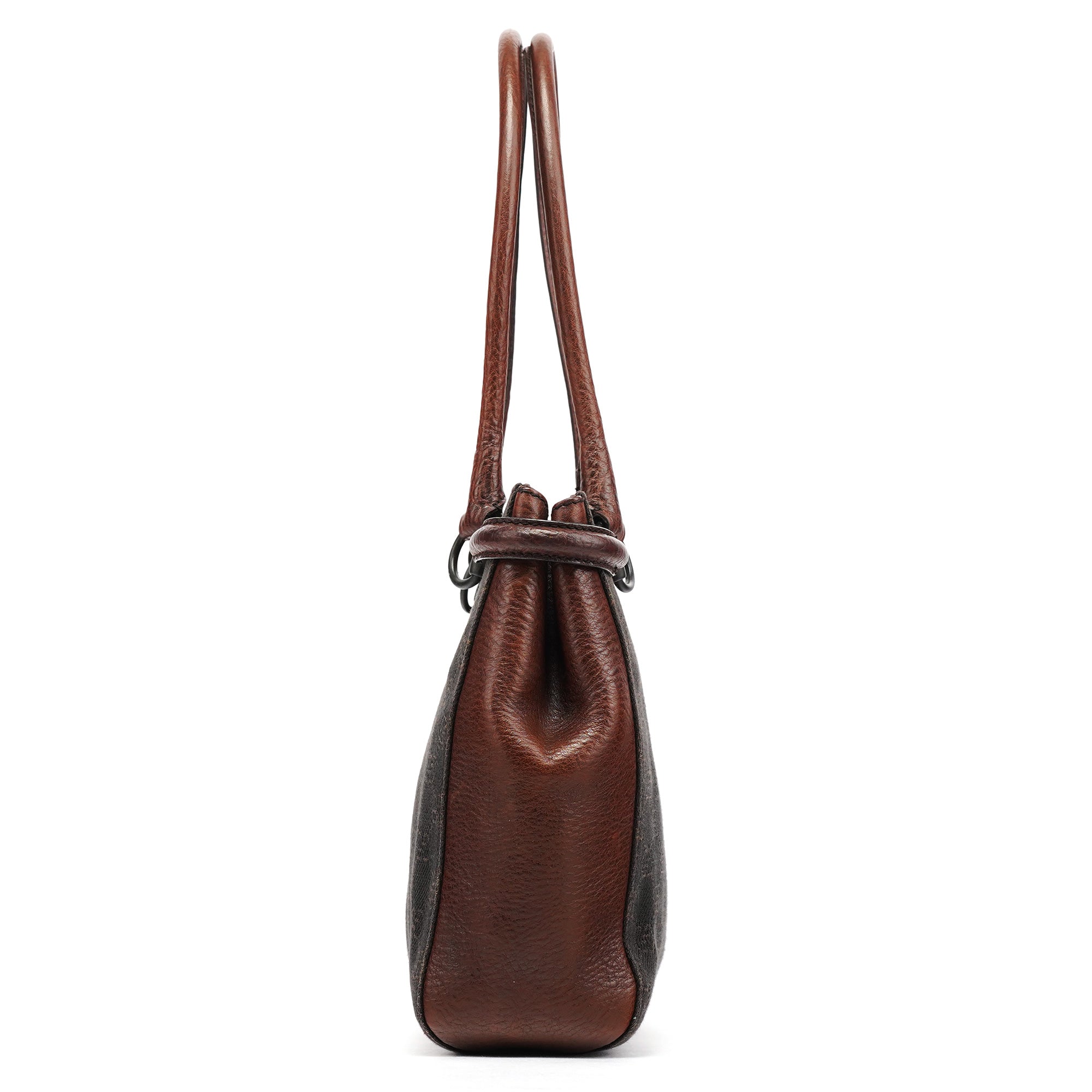 101971 Brown GG Horsebit Tote Bag