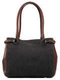 101971 Brown GG Horsebit Tote Bag