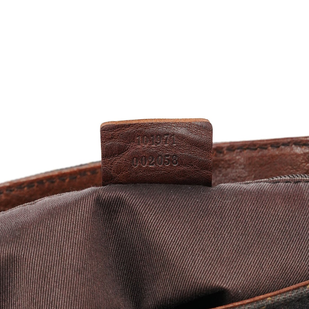 101971 Brown GG Horsebit Tote Bag