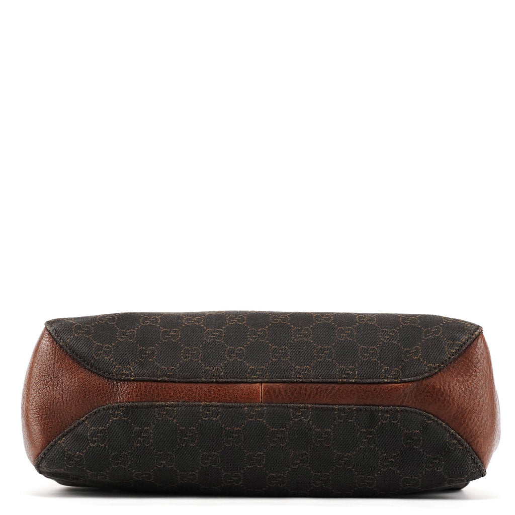101971 Brown GG Horsebit Tote Bag