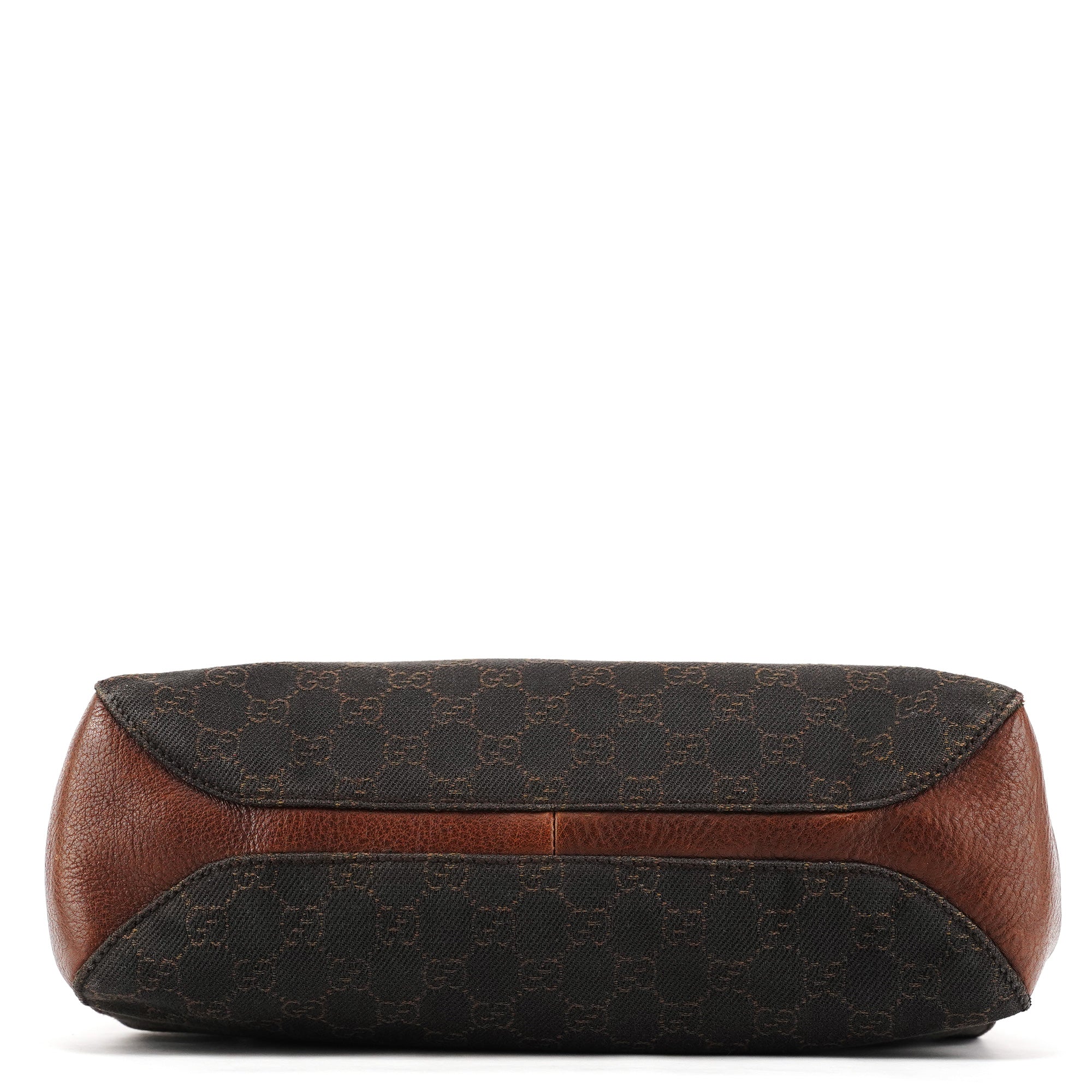 101971 Brown GG Horsebit Tote Bag