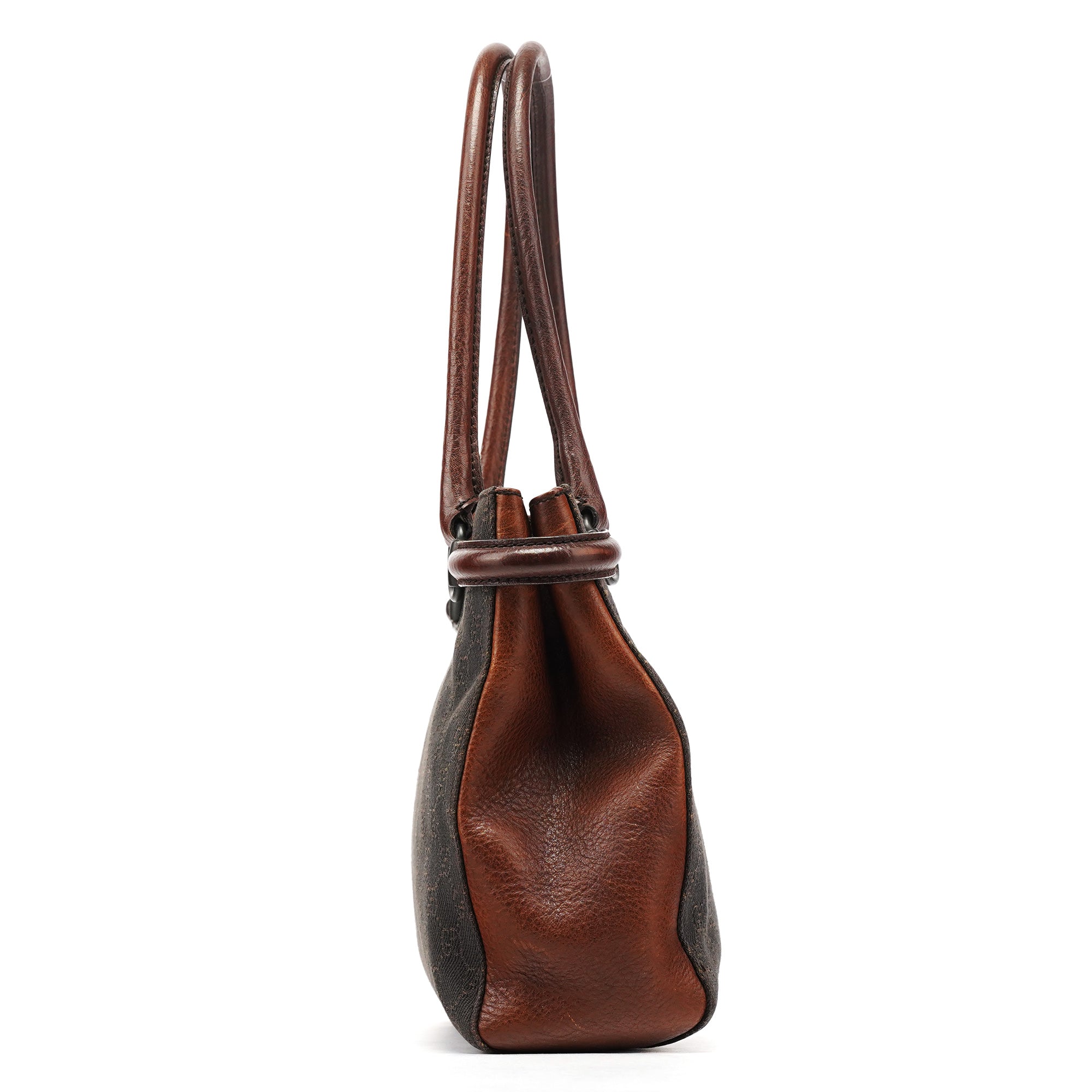 101971 Brown GG Horsebit Tote Bag