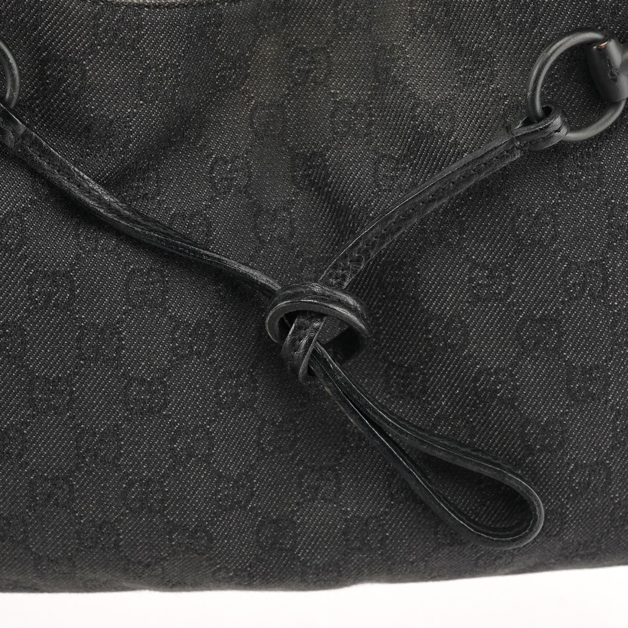 101975 Anthracite GG Horsebit Shoulder Bag