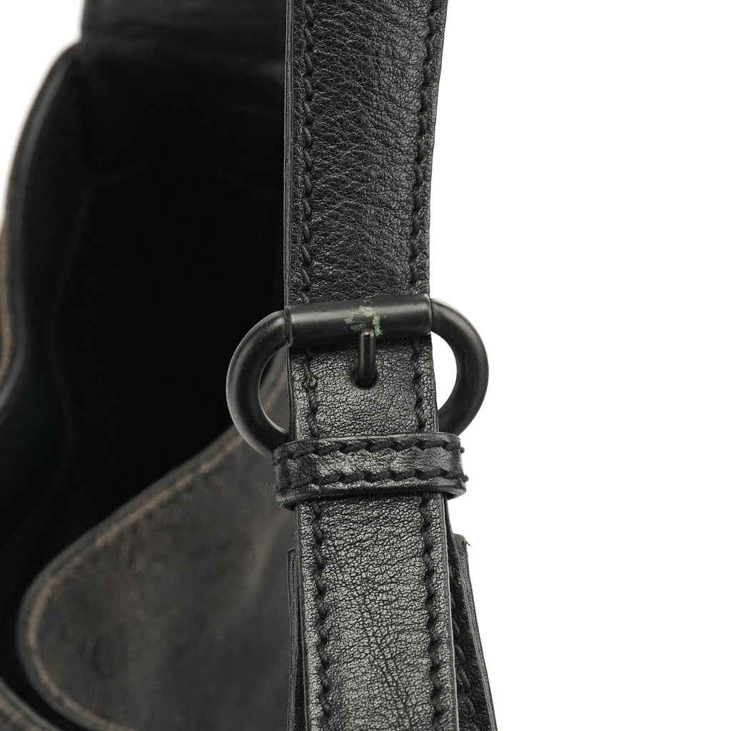101975 Anthracite GG Horsebit Shoulder Bag