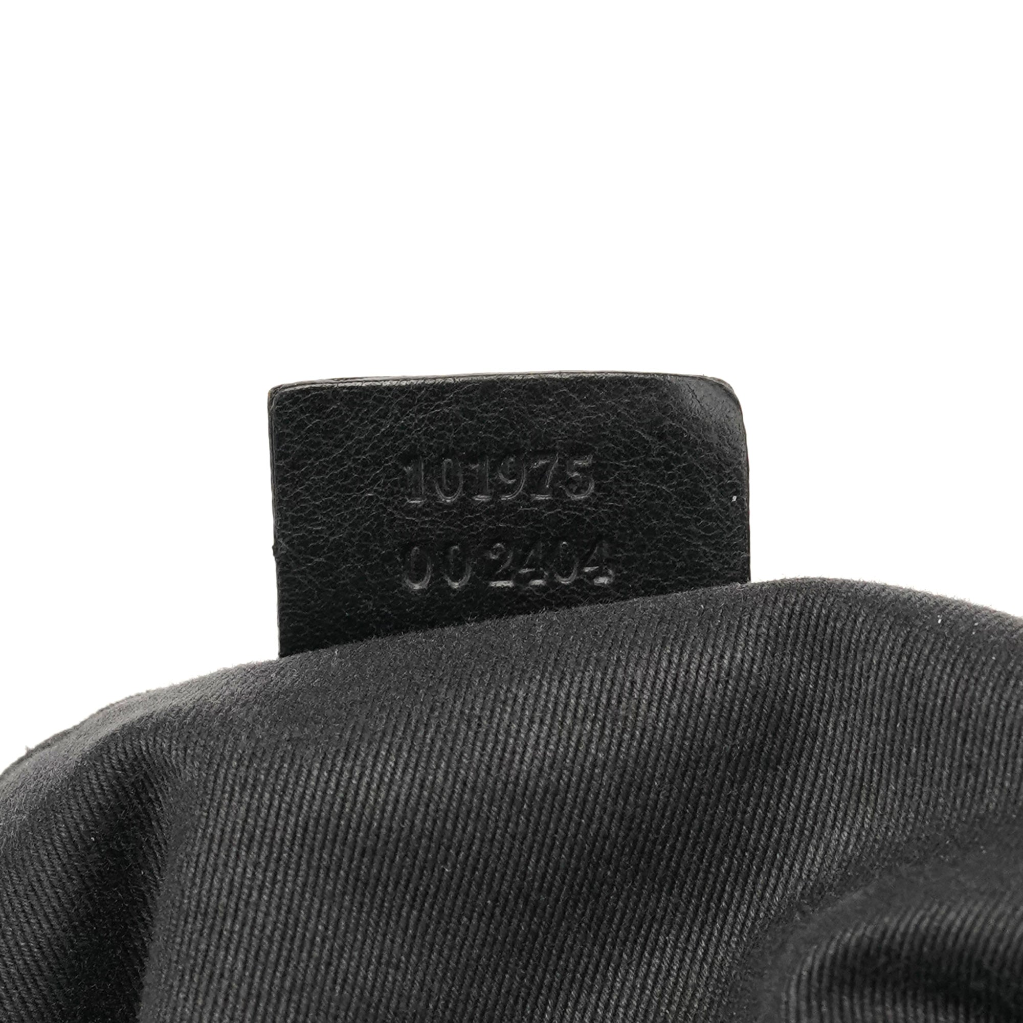 101975 Anthracite GG Horsebit Shoulder Bag
