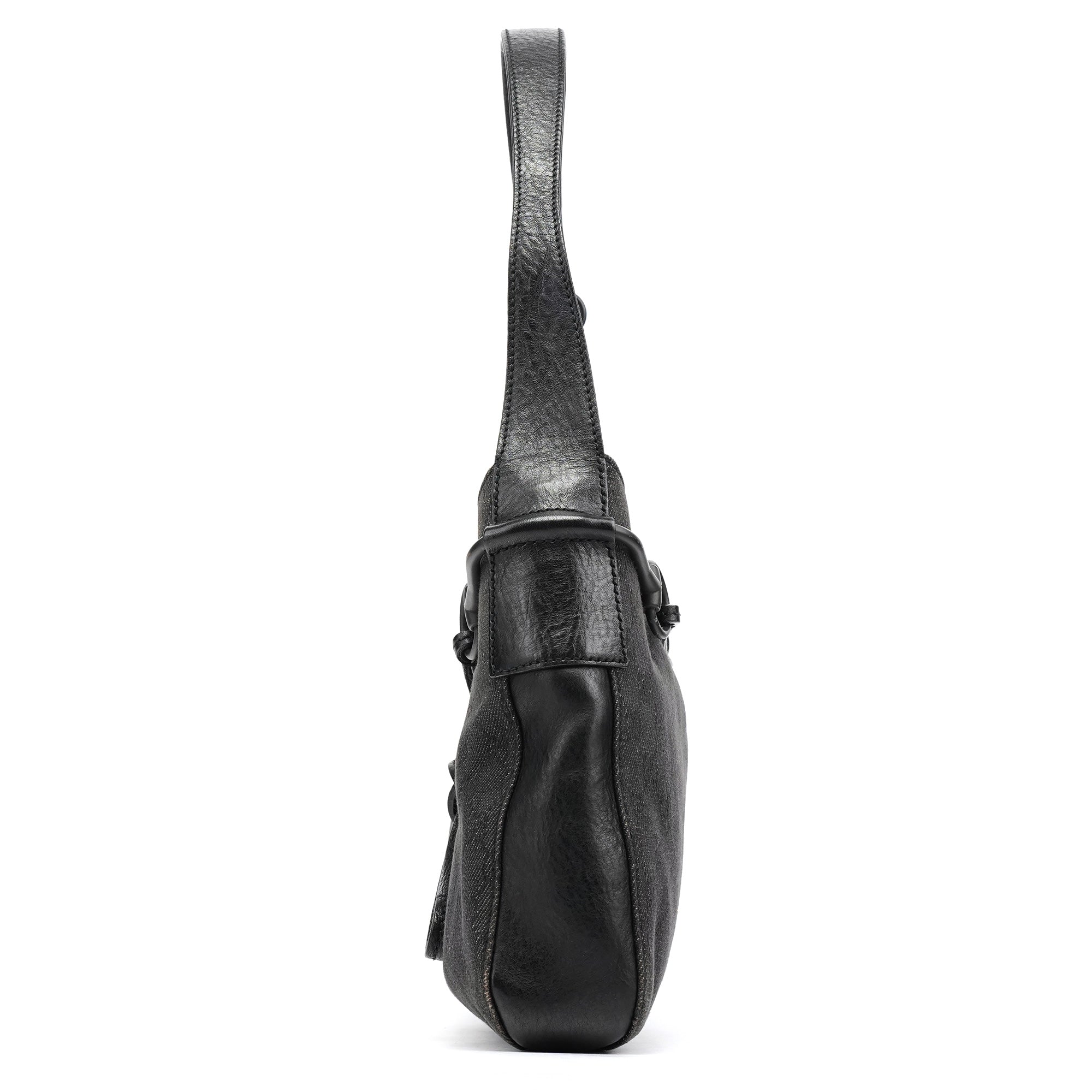 101975 Anthracite GG Horsebit Shoulder Bag