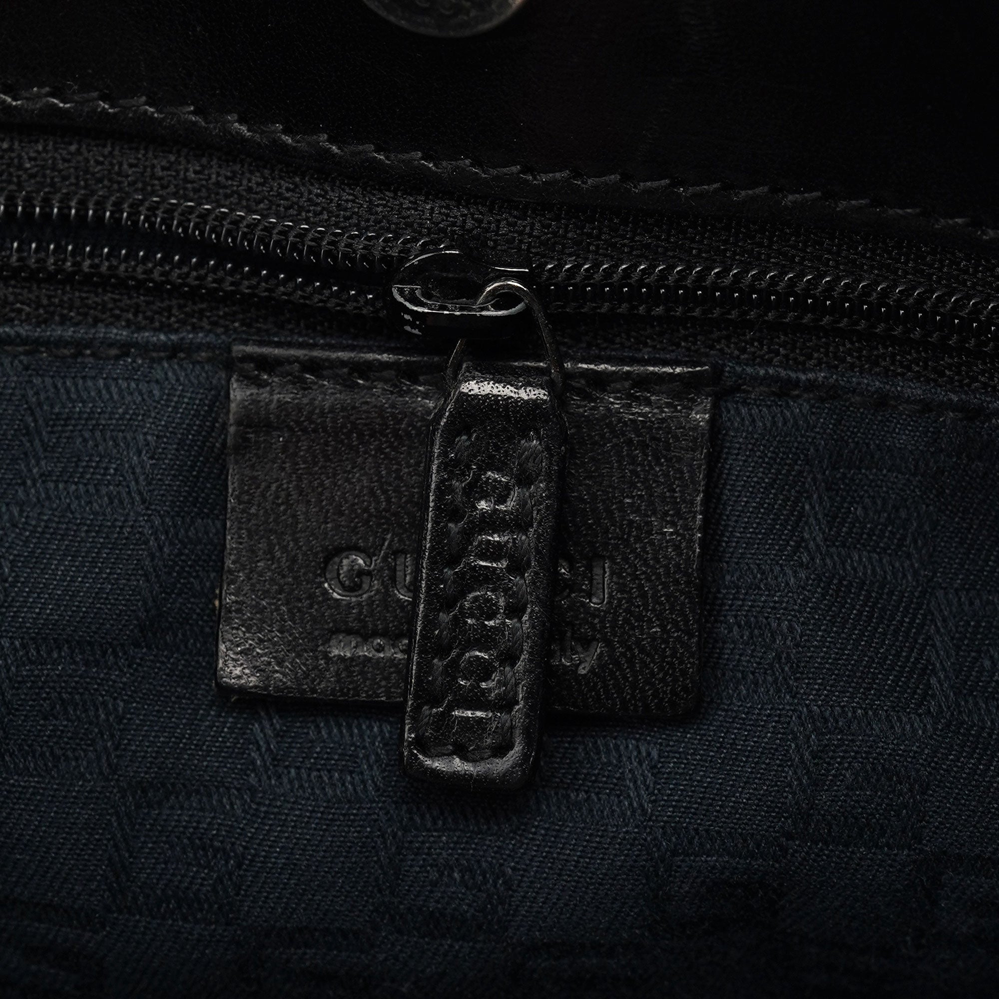 101975 Black Suede Horsebit Shoulder Bag