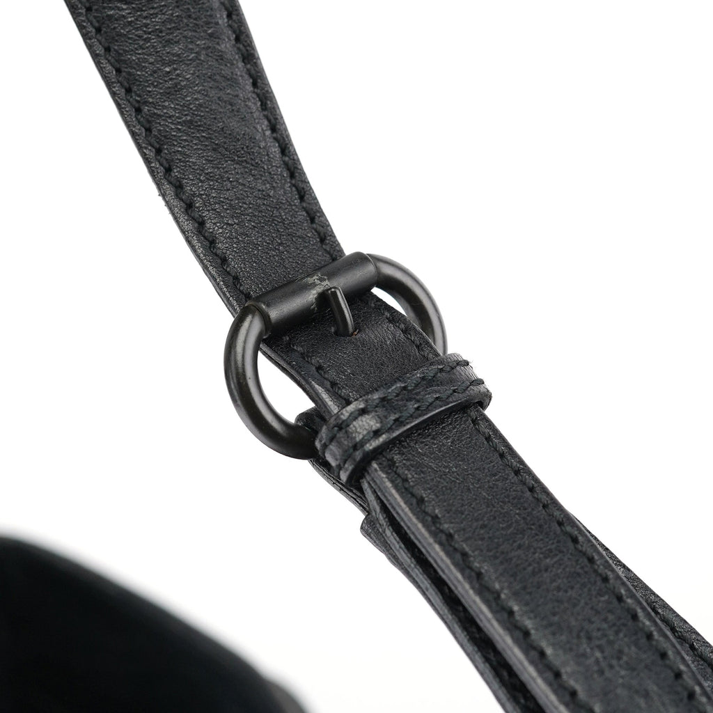 101975 Brown GG Horsebit Shoulder Bag