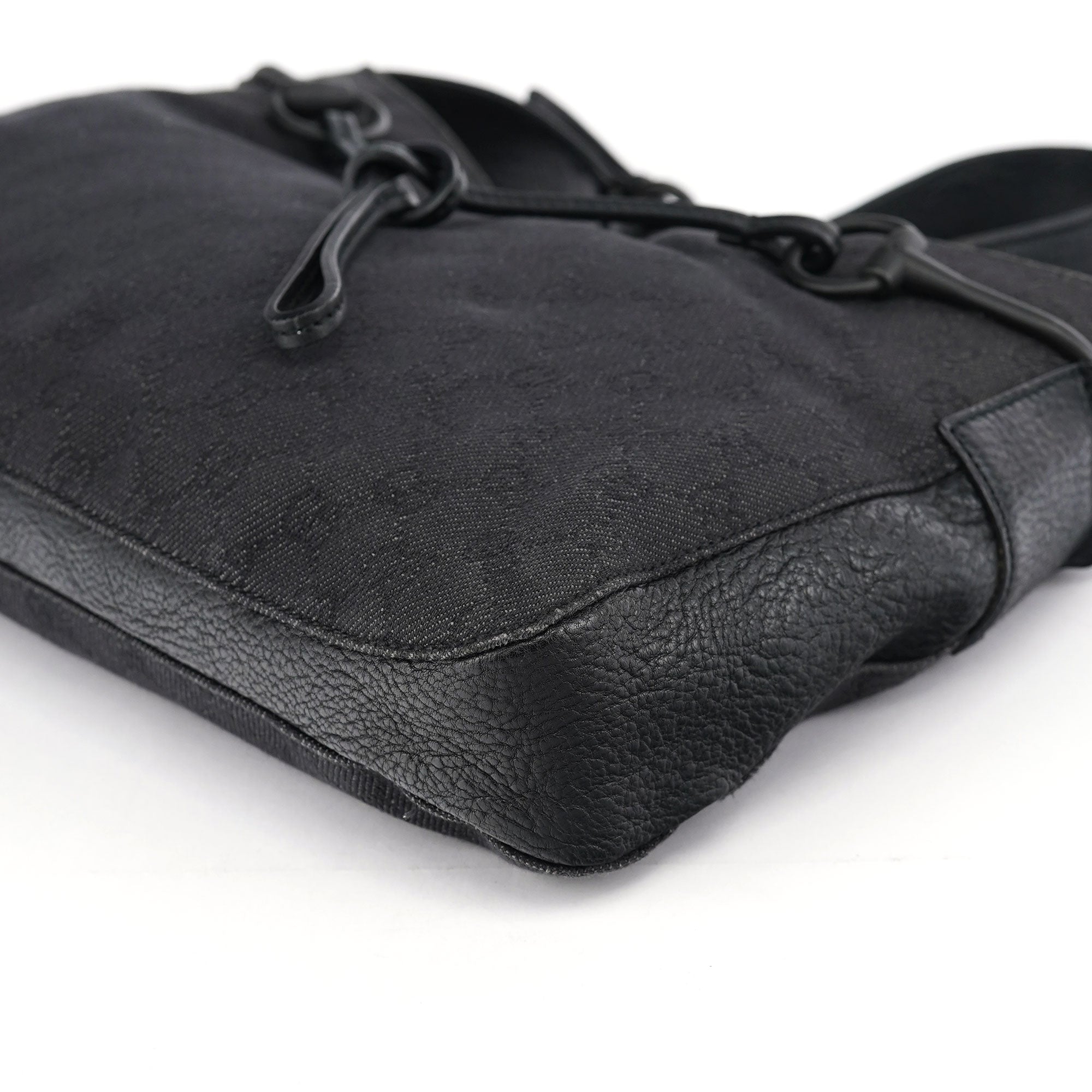 101975 Brown GG Horsebit Shoulder Bag