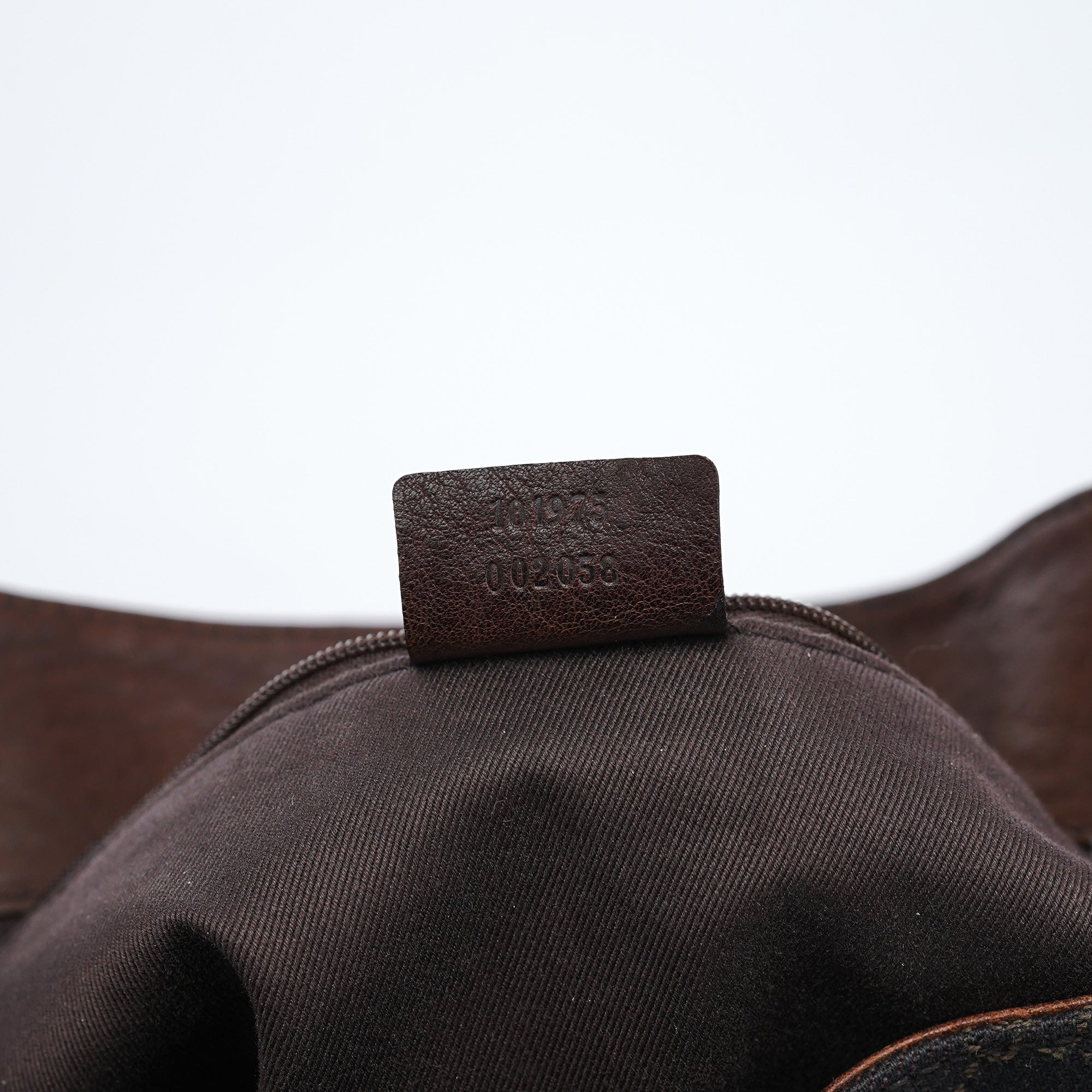 101975 Brown GG Horsebit Shoulder Bag