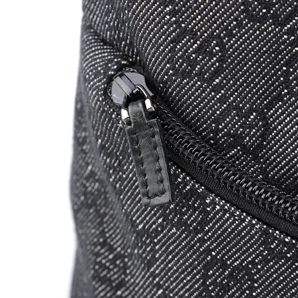 105649 Anthracite GG Denim Shoulder Bag