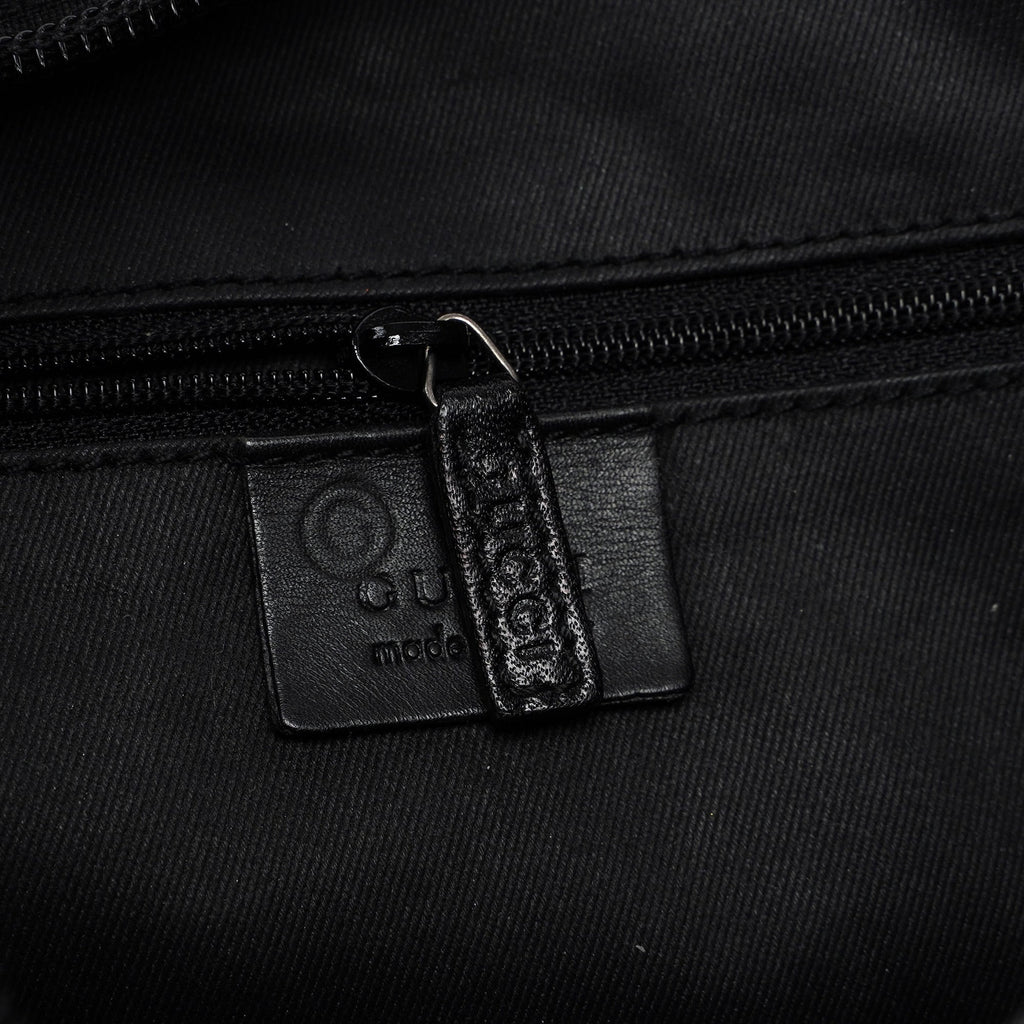 105649 Anthracite GG Denim Shoulder Bag