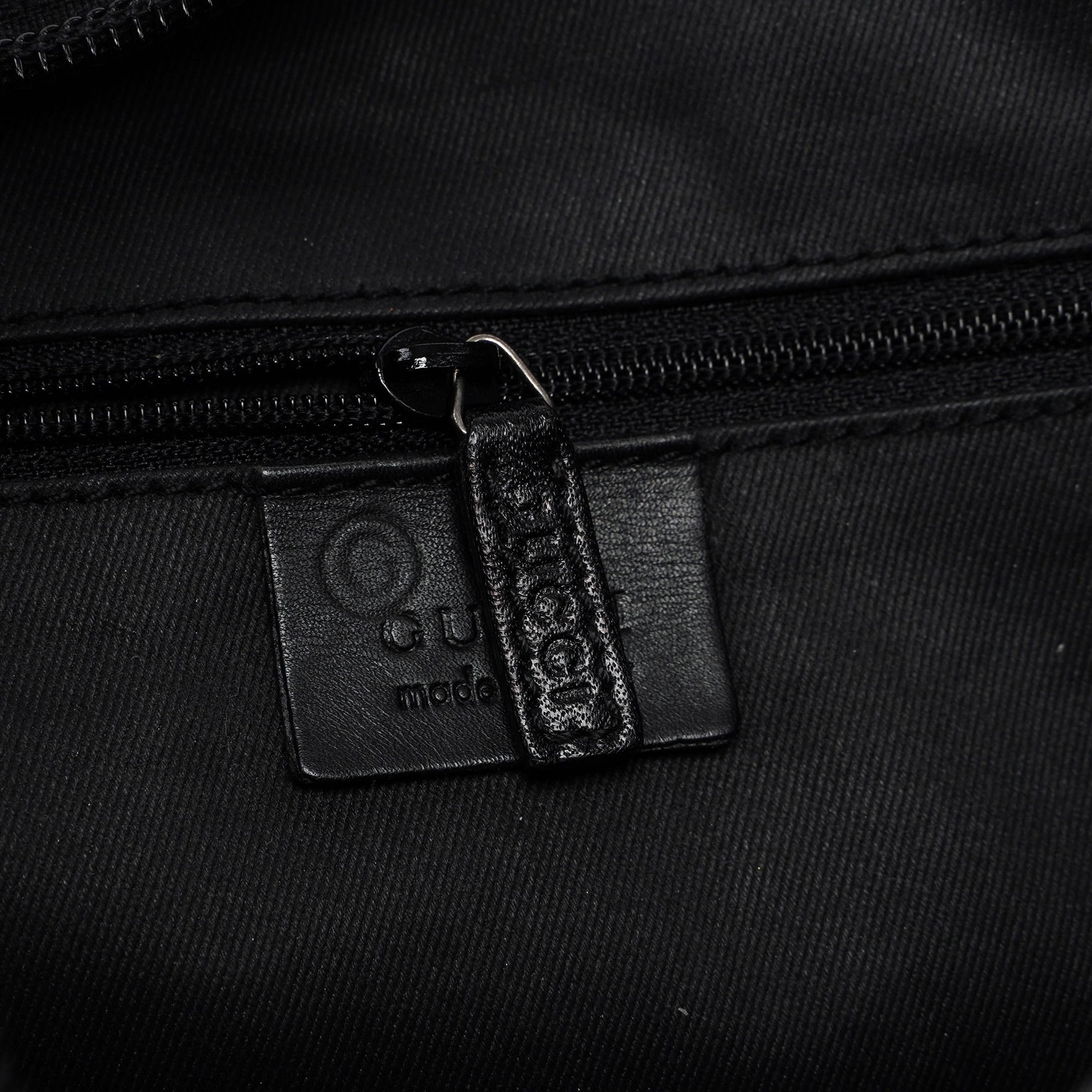 105649 Anthracite GG Denim Shoulder Bag