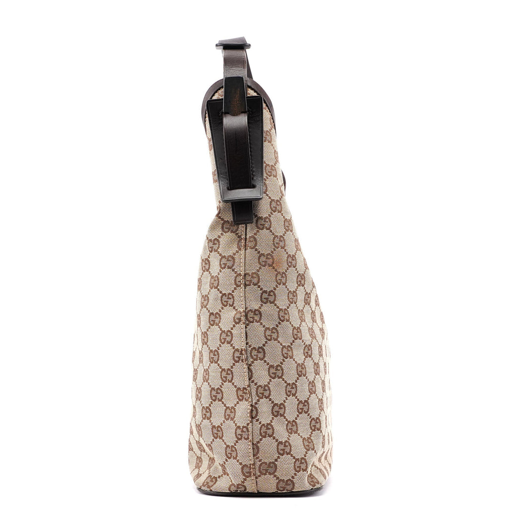 106242 Beige Brown GG Shoulder Bag