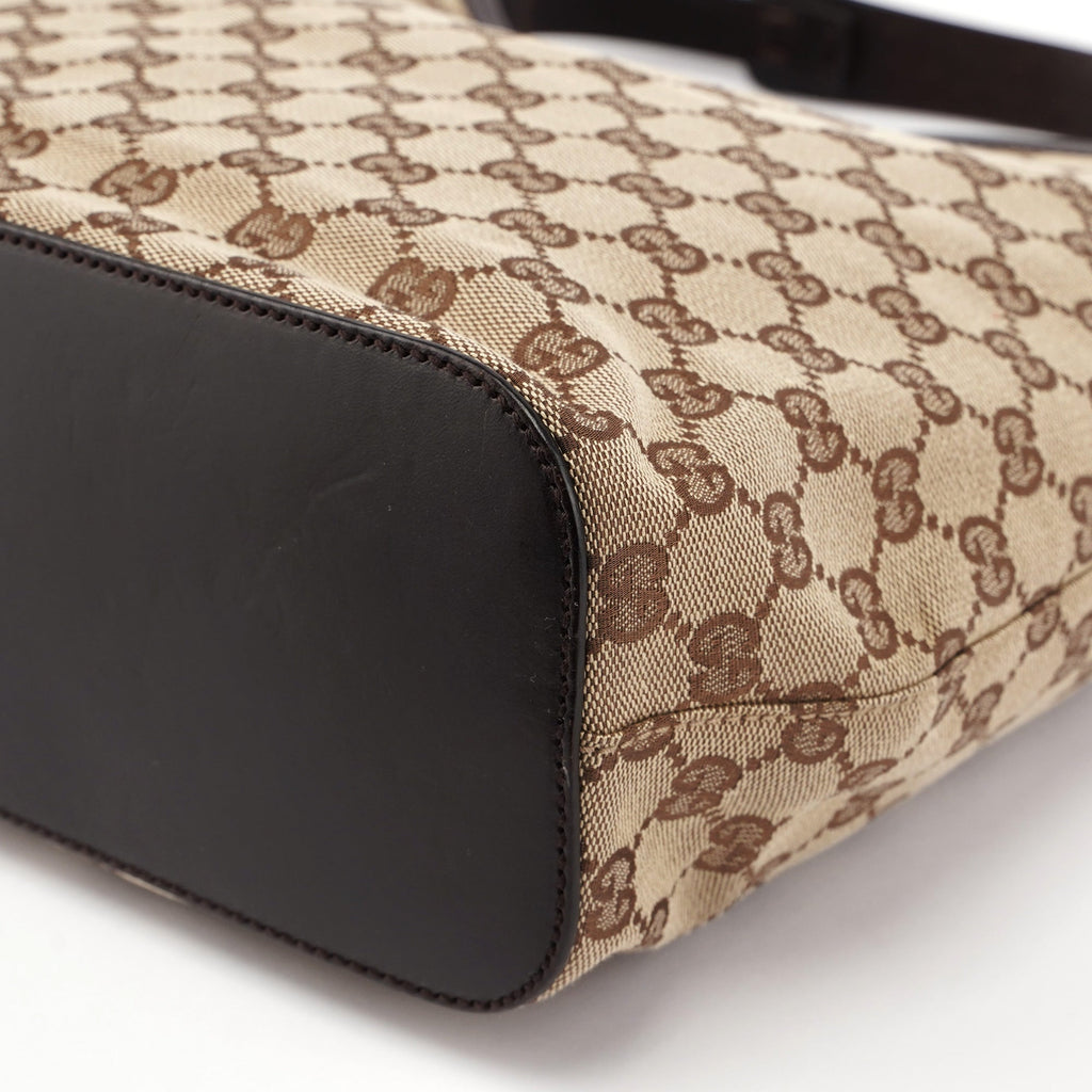 106242 Beige Brown GG Shoulder Bag