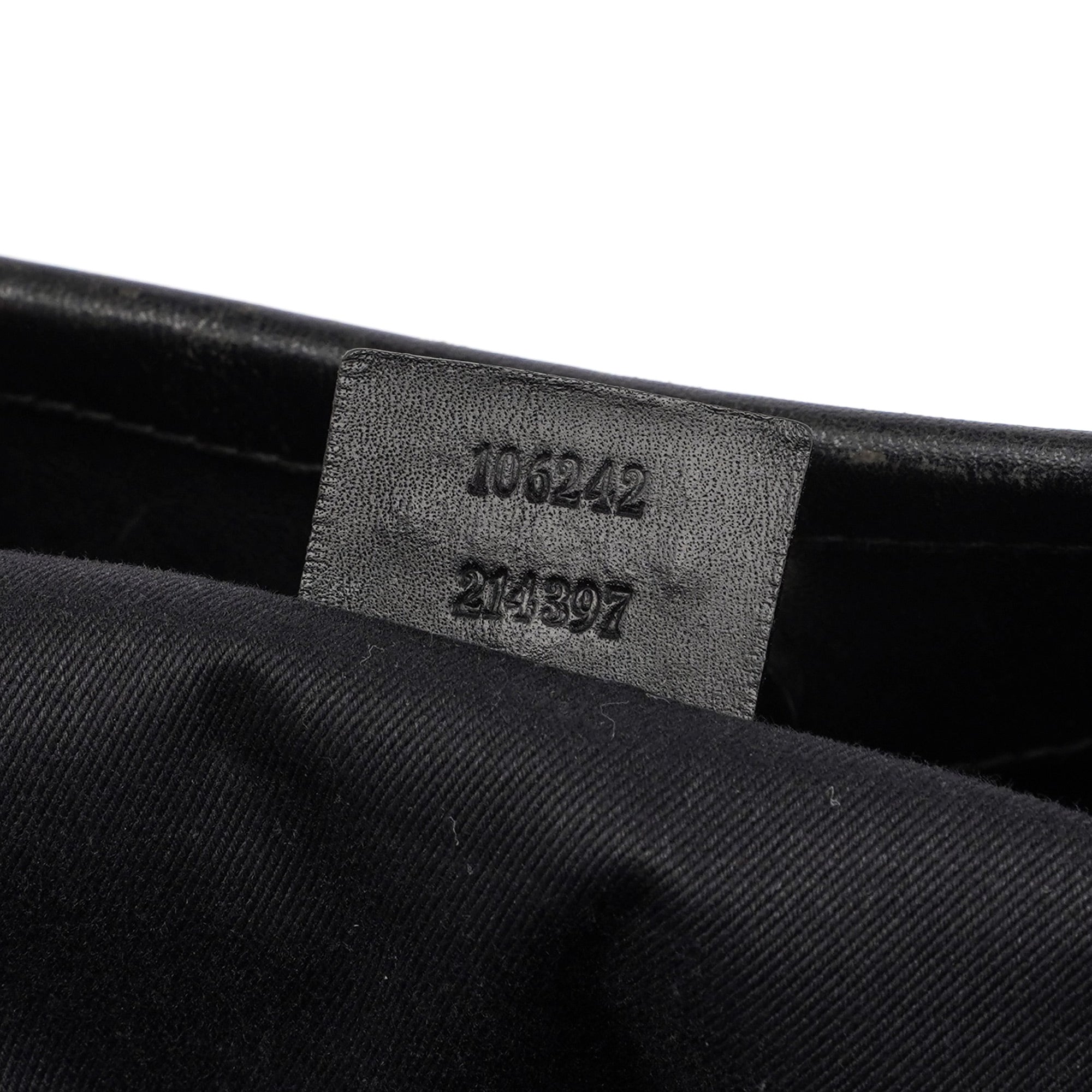 106242 Black GG Shoulder Bag