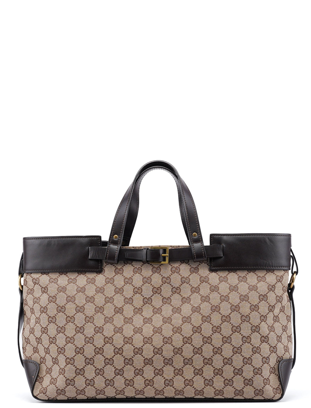 106251 Beige Brown GG Large Tote Bag