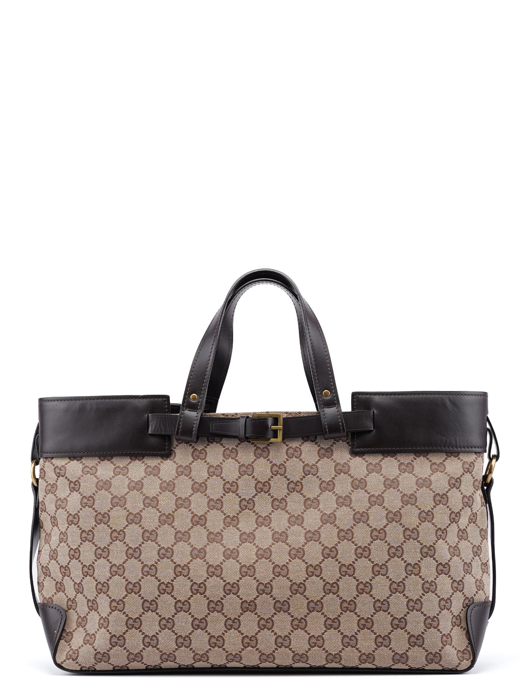 106251 Beige Brown GG Large Tote Bag