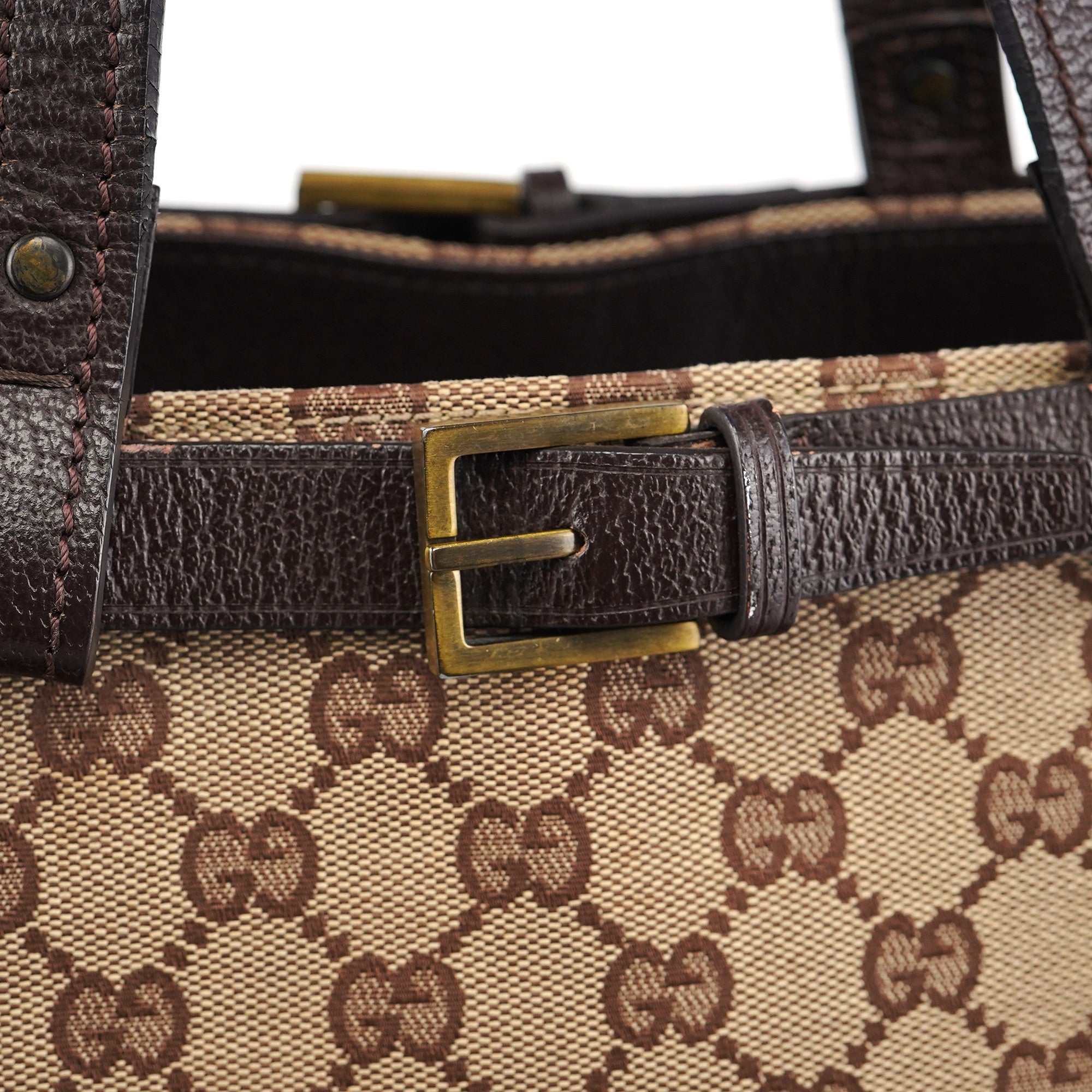 106251 Beige GG Large Tote Bag