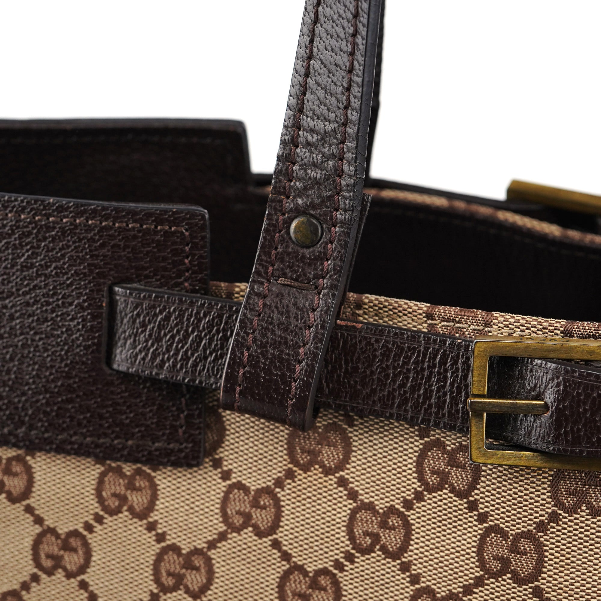 106251 Beige GG Large Tote Bag