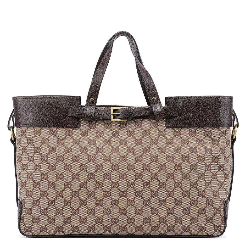 106251 Beige Large GG Tote Bag