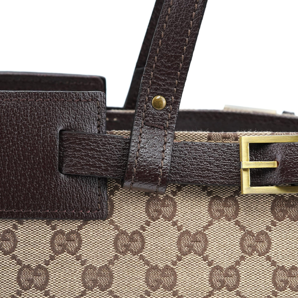 106251 Beige Large GG Tote Bag