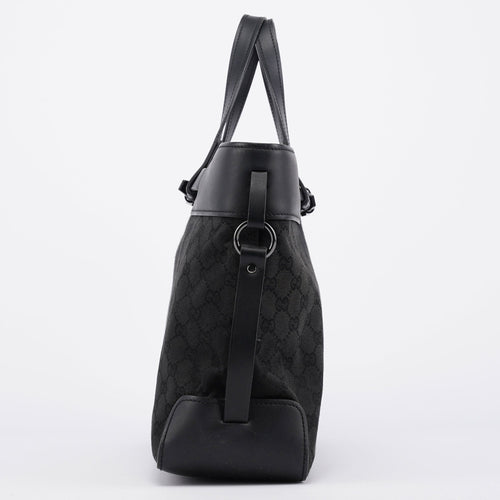 106251 Black GG Large Tote Bag