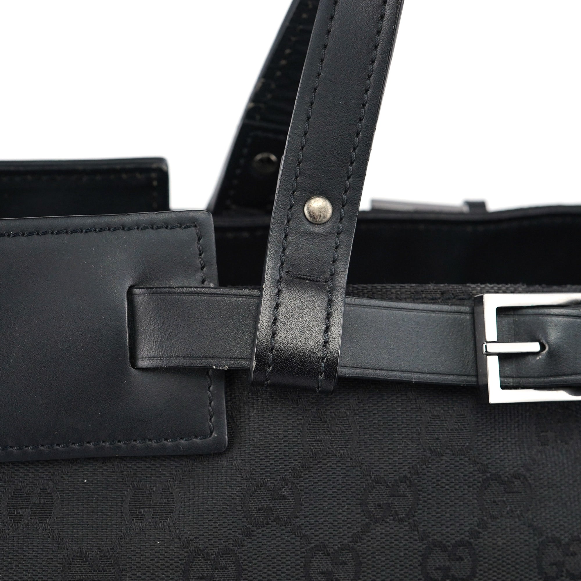 106251 Black GG Large Tote Bag