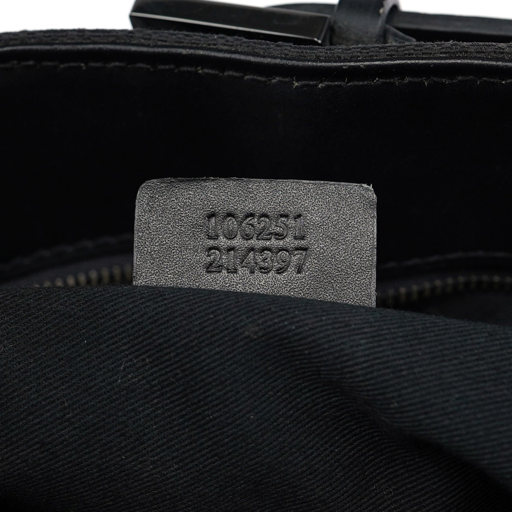 106251 Black GG Large Tote Bag