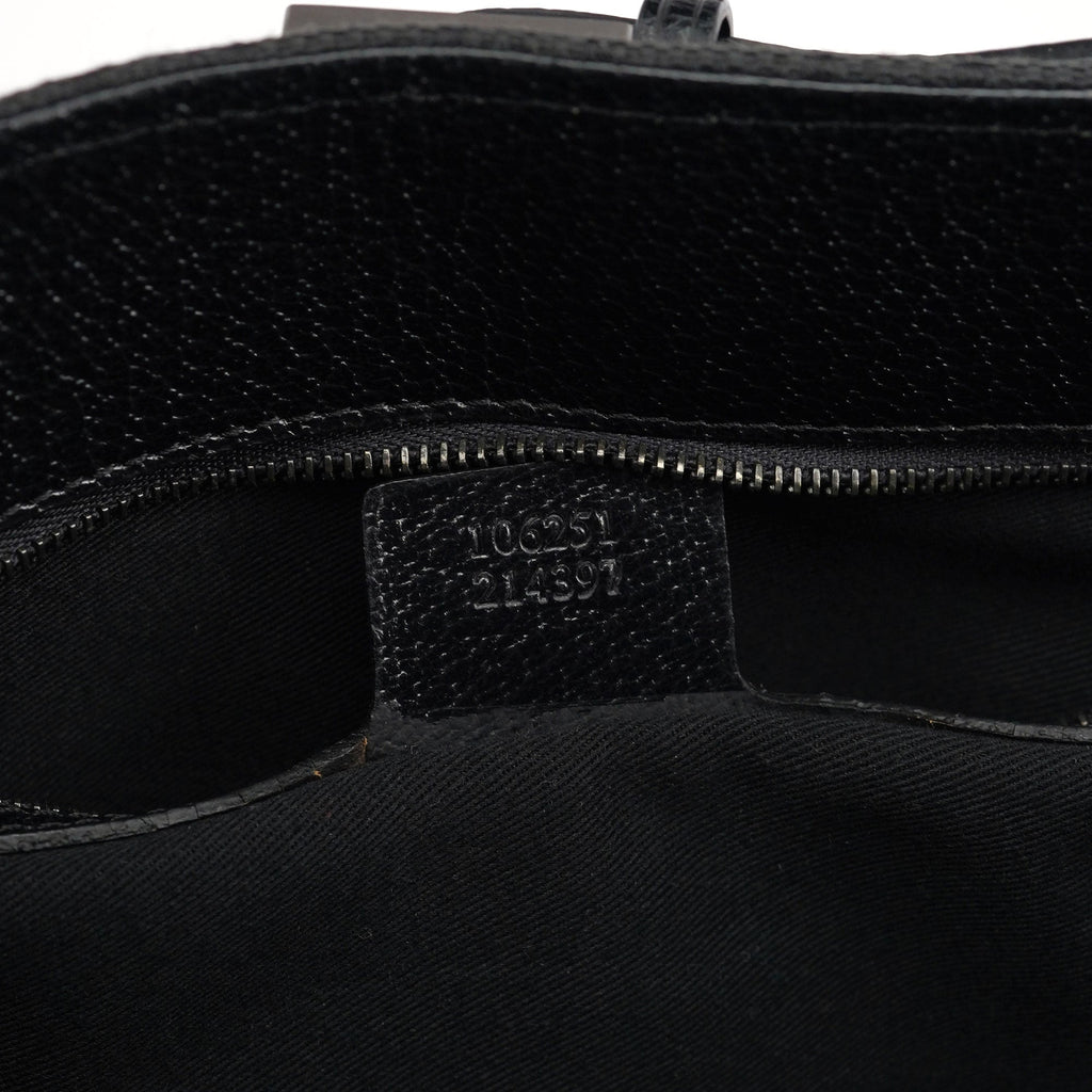 106251 Large Black GG Tote Bag